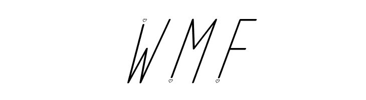 Ubur Ubur with Love alternatif3  Free Fonts Download