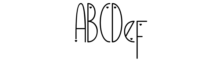 Ubur Ubur with Love alternatif2  Free Fonts Download