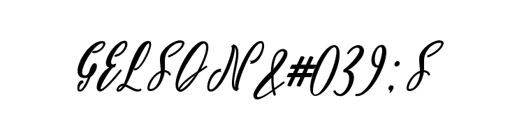 alana you  Free Fonts Download