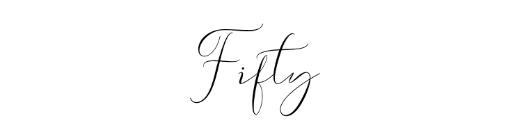 Fifty Sydnee Demo Font