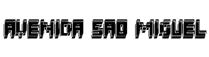 3d fatsche  Free Fonts Download