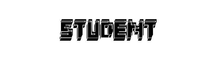 3d fatsche  Free Fonts Download