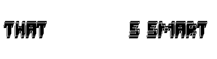 3d fatsche  Free Fonts Download