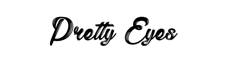 Pretty%2BEyes Barber Street_PersonalUseOnly Font