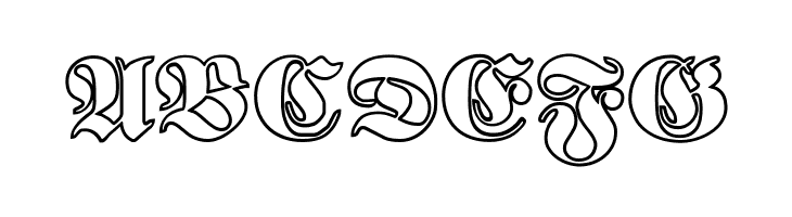 Proclamate Outline Heavy  Free Fonts Download