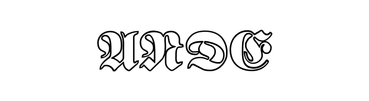 Proclamate Outline Heavy  Free Fonts Download