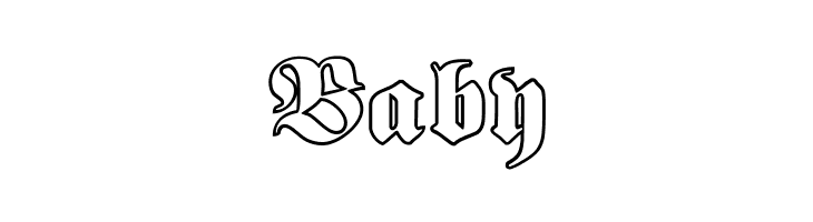 Proclamate Outline Heavy  Free Fonts Download