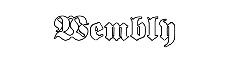 Proclamate Outline Heavy  Free Fonts Download