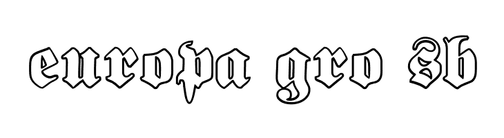 Proclamate Outline Heavy  Free Fonts Download