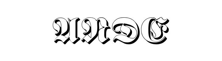 Proclamate Embossed Heavy  Free Fonts Download