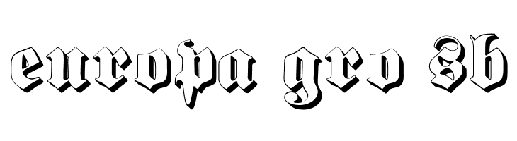 Proclamate Embossed Heavy  Free Fonts Download