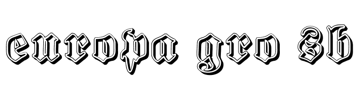 Proclamate Ribbon Heavy  Free Fonts Download