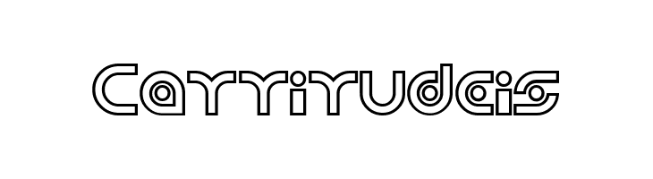 Planetary Orbiter Outline Bold  Free Fonts Download