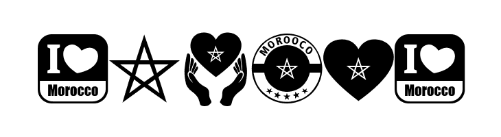 color Morocco Algeria  Free Fonts Download