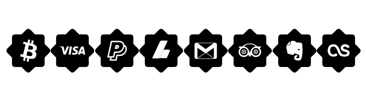 font 120 icons  Free Fonts Download