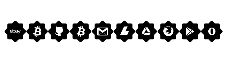 font 120 icons  Free Fonts Download