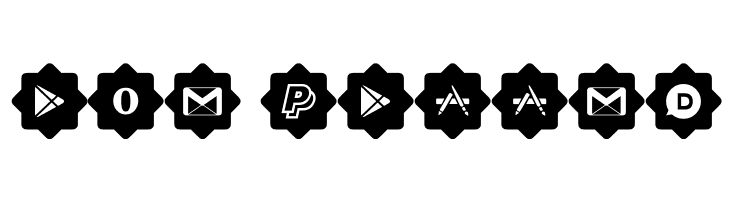 font 120 icons  Free Fonts Download