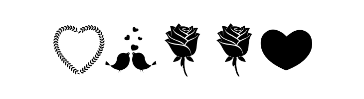 Font Hearts Love el harrak © el-harrak.blogspot.com  Free Fonts Download