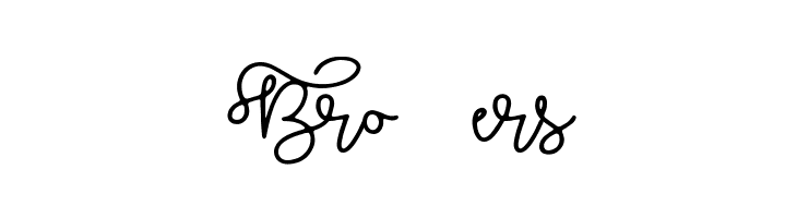 Brooklyn Script  Free Fonts Download