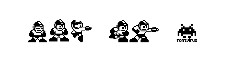MegaMan2 .TheMang  Free Fonts Download
