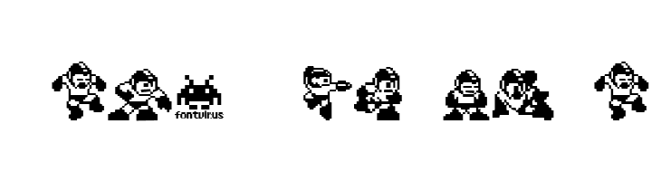 MegaMan2 .TheMang  Free Fonts Download