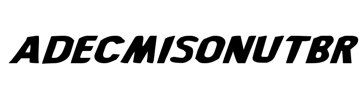 Bronic Expanded Italic  Free Fonts Download