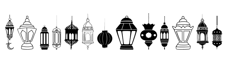 fotograami - lamp islamic  Free Fonts Download