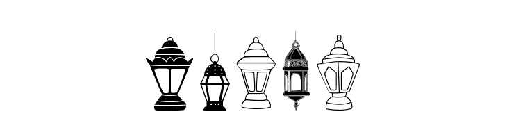 fotograami - lamp islamic  Free Fonts Download