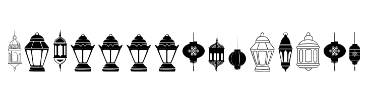 fotograami - lamp islamic  Free Fonts Download
