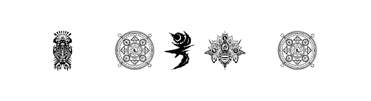 Final Fantasy Symbols  Free Fonts Download