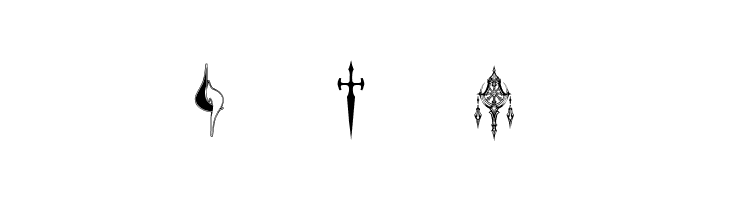 Final Fantasy Symbols  Free Fonts Download