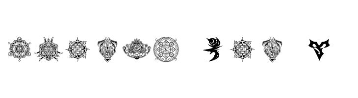 Final Fantasy Symbols  Free Fonts Download
