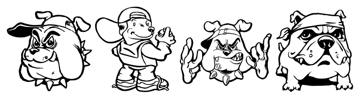 Big Bad Dogs  Free Fonts Download