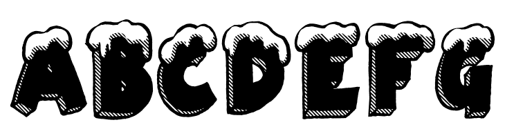 Black Santa  Free Fonts Download