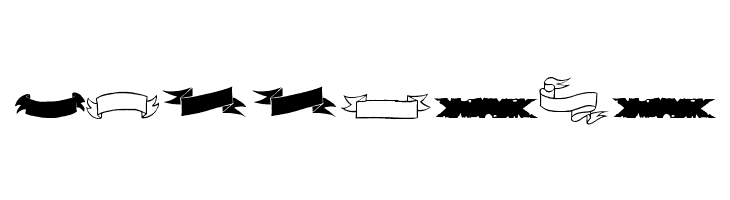 Black & White Banners  Free Fonts Download