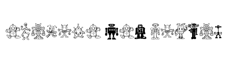 Bots'n Droids  Free Fonts Download