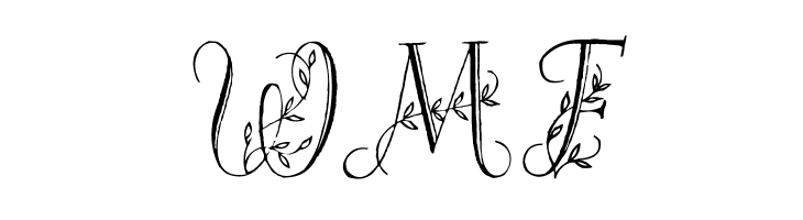 Springtime_Capitals  Free Fonts Download