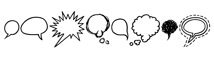 Comix Bubbles  Free Fonts Download
