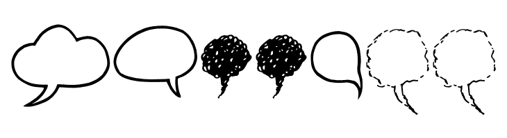 Comix Bubbles  Free Fonts Download