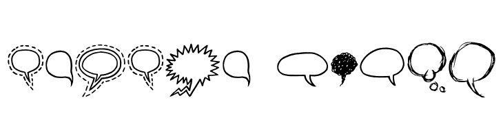 Comix Bubbles  Free Fonts Download