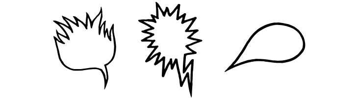 Comix Bubbles  Free Fonts Download