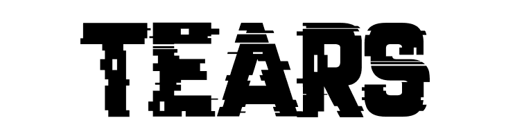 TEARS Cracked Code Font