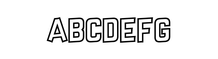 Crazy Sixties Hollow  Free Fonts Download