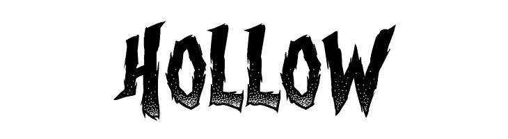 HOLLOW Curse of the Zombie Font