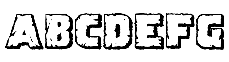 Demolition Crack Shadow  Free Fonts Download