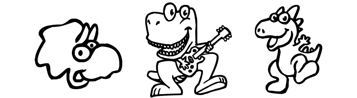 Dinoz  Free Fonts Download