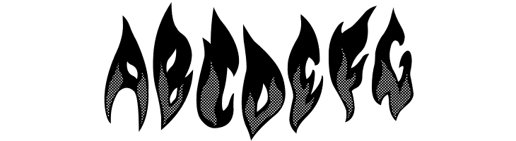 Flame on!  Free Fonts Download