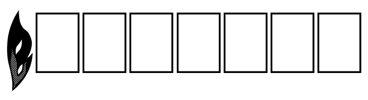 Flame on!  Free Fonts Download