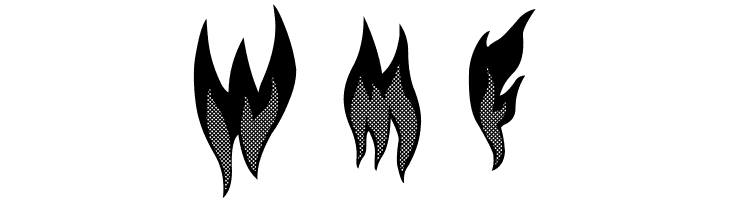 Flame on!  Free Fonts Download