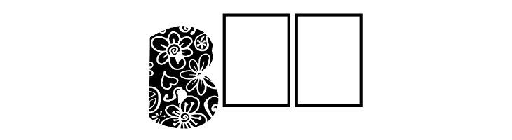 Flowers Power Nega  Free Fonts Download